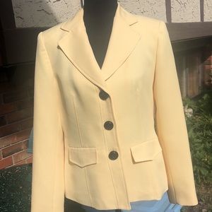 Yellow Evan Picone Blazer